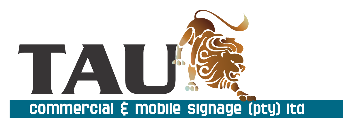 TAU logo - commercial & mobile signage company